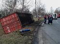 LKW verliert Container Koeln Niehler Ei P086